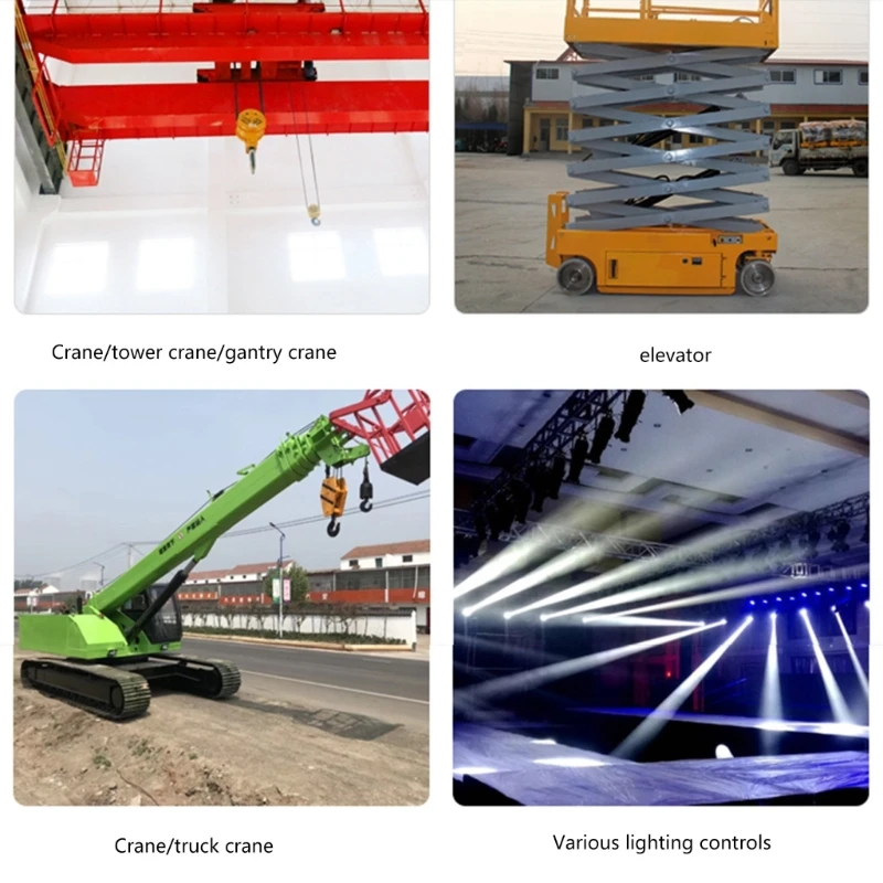 Industrial Wireless Cranes Remotes Control for Gantrys Cranes,Elevator,Constructions Machinerys Transmitter Receiver