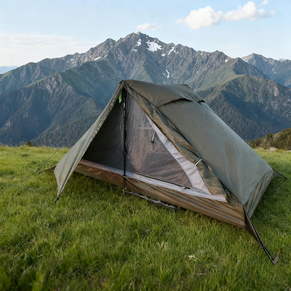 

Backpacking tent Ultralight Poleless Trekking Tent Waterproof Portable Outdoor Camping Simgle-person Lightweight Hiking Tent