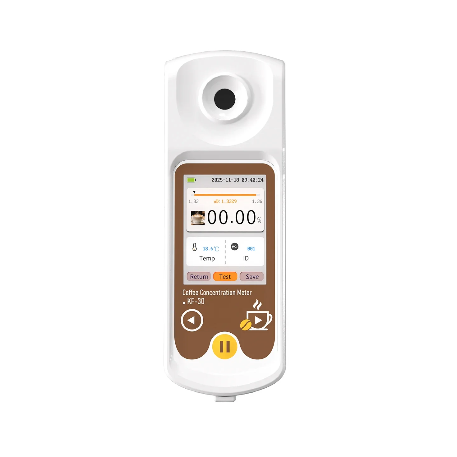 Digital Coffee Concentration Refractometer with BRIX Display Coffee Concentration Meter Sugar Drinks Density Coffee Brix
