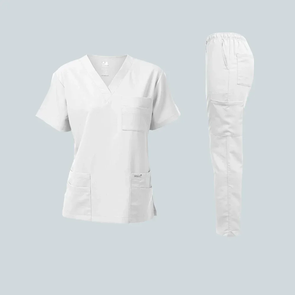 Uniforme de enfermeira para mulher, uniforme hospitalar, moletom médico, calças de enfermagem, uniformes unisex oficina, beleza SPA roupas de trabalho, novo