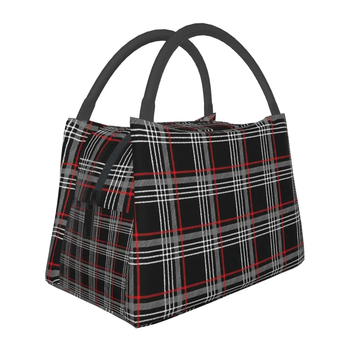 GTI-Boîte à bento isotherme en tartan, fourre-tout portable, sacs de pique-nique, sac isotherme, sac thermique pour femme, enfants, bureau