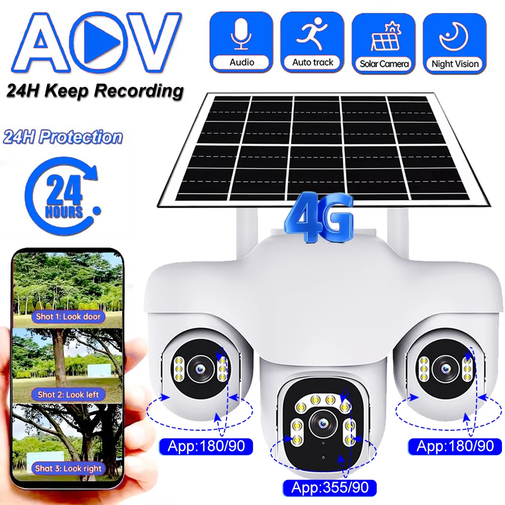 Aov Solar Camera 4G…