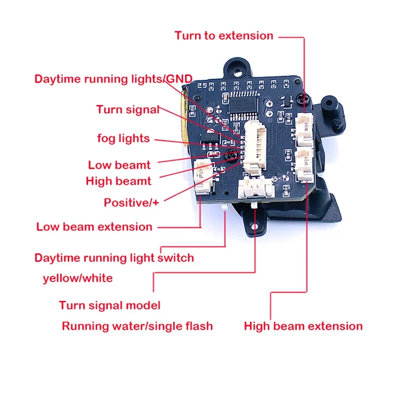 1:14e schaal 770S koplamp en achterlicht dubbele flitsmodus sequentiële richtingaanwijzers voor Tamiya RC vrachtwagen SCANIA 770S 56368 56371 auto