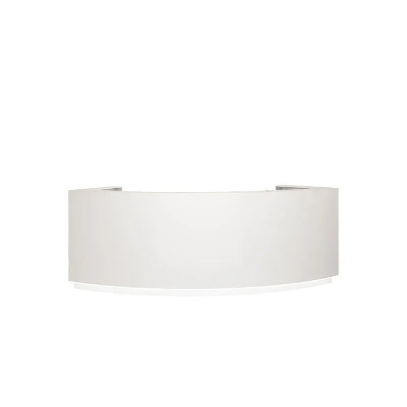 Diepe opslag Receptie Receptiebalie Moderne U-vorm Gebogen Receptie Schoonheidssalon Mostrador Recepcion Kantoormeubilair