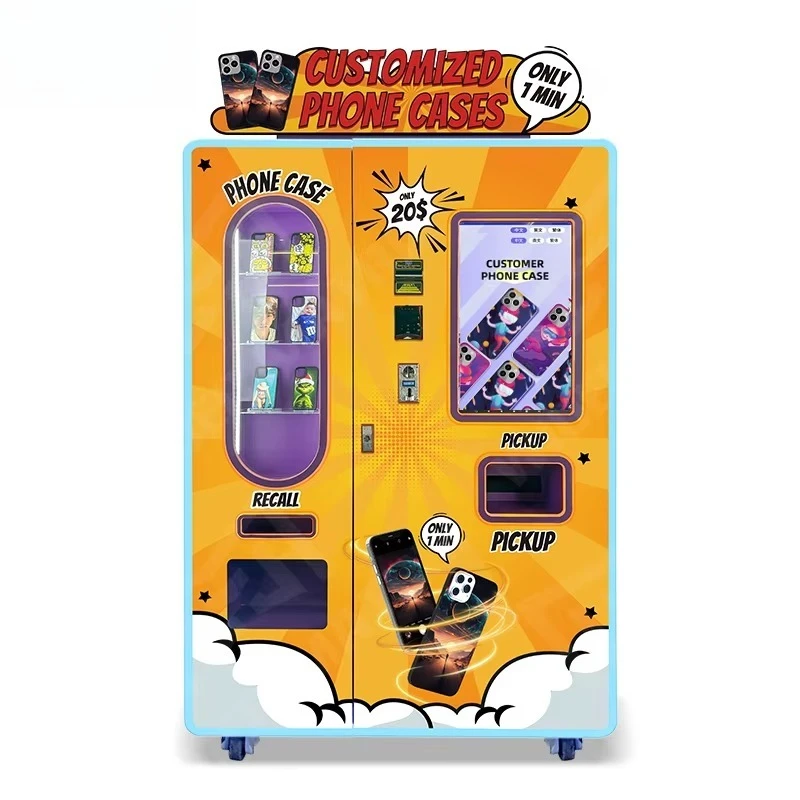 売れ筋セルフサービス携帯電話ケース自動販売機、DIY携帯電話ケース印刷機