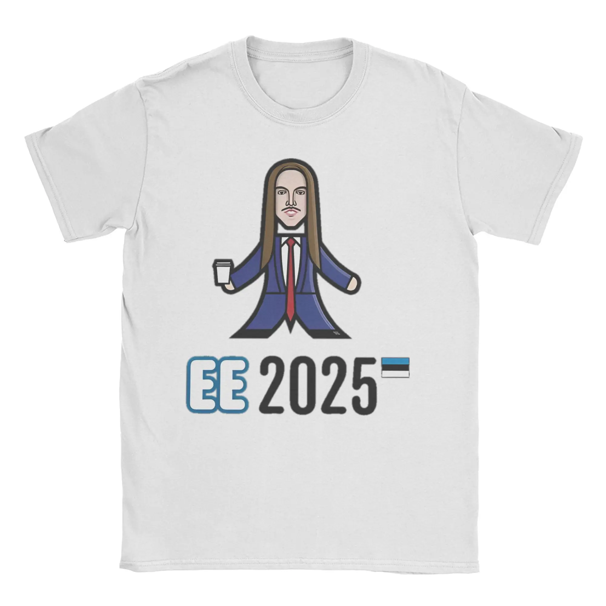 

Espresso Macchiato T Shirt Beach Eurovisions 2025 Novelty T-Shirts Male Cotton Crewneck Clothing Short-Sleeved Streetwear Tops