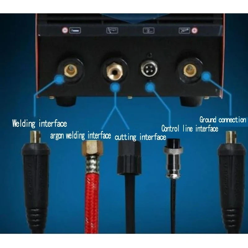 CT520 Three-used welding machine Manual welding argon arc welder Multi-function plasma cutting machine Energy-saving tool 220V