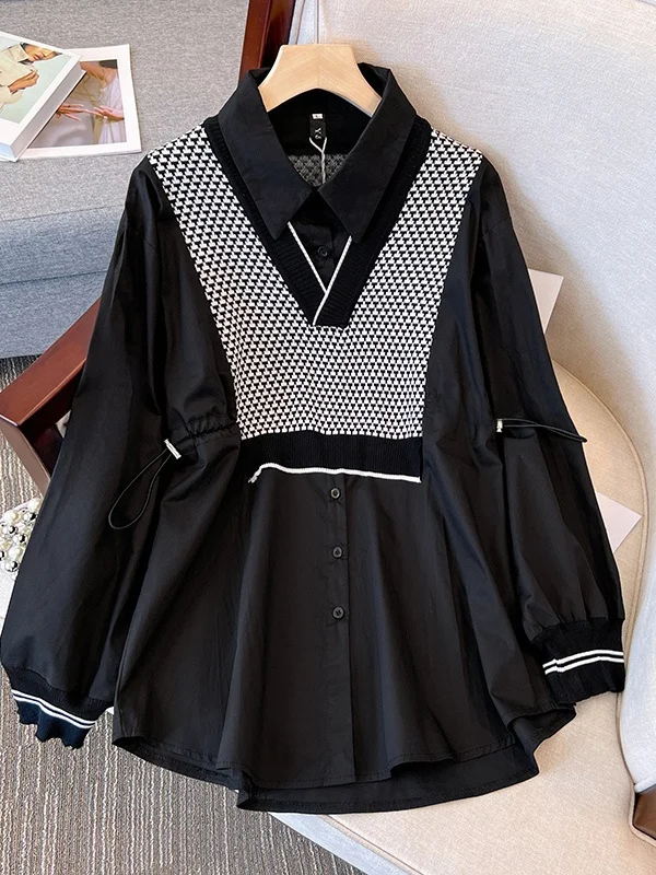 

Effectiveness для похудения Trendy irt Женский весенний новый дизайн Sensation Small ence All Match Long Sve Collar