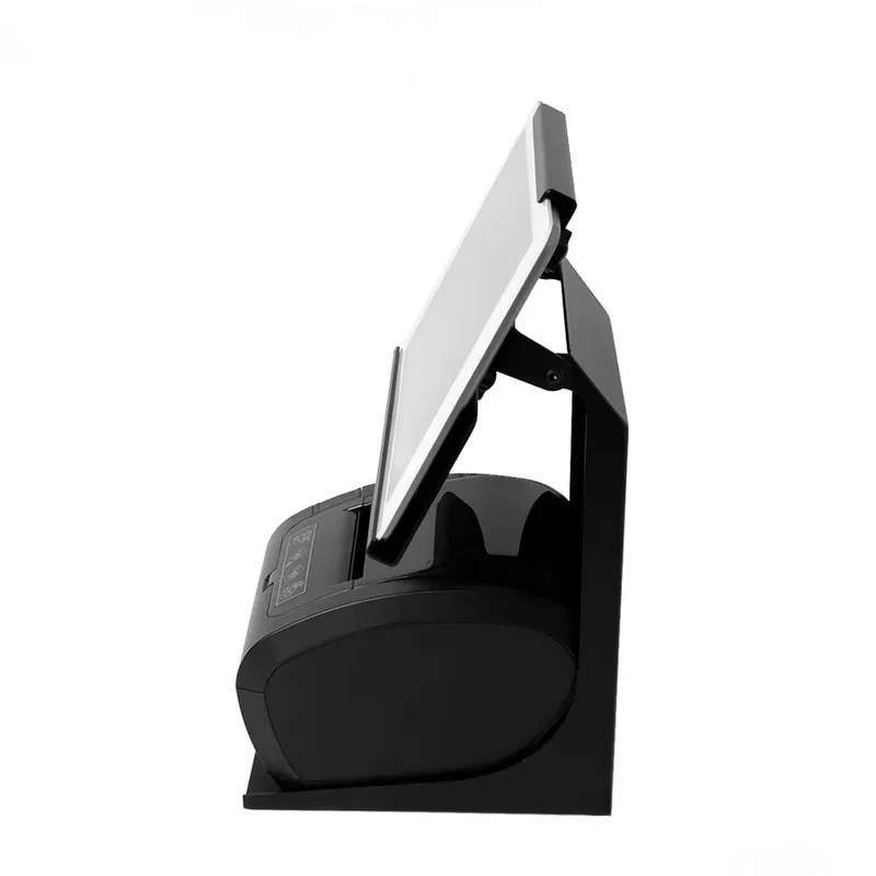 for Inkless Hot Receipt Label Printer Display Stand Stable Metal 7.9 to 10.9 Inch Pad Stand