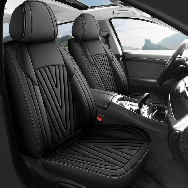 العالمي التغطية الكاملة غطاء مقعد السيارة لشركة فولكس فاجن جولف باسات B5 B6 B7 B8 CC تيجوان طوارق طوارق T-ROC بولو جيتا اكسسوارات السيارات #6