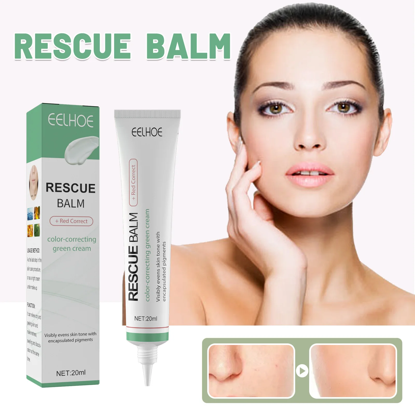 Concealer Gel Gezichts Vlek Modificatie Spot Acne Print Concealer Blijvende Hydraterende Verhelderende Huidskleur Isolatiecrème