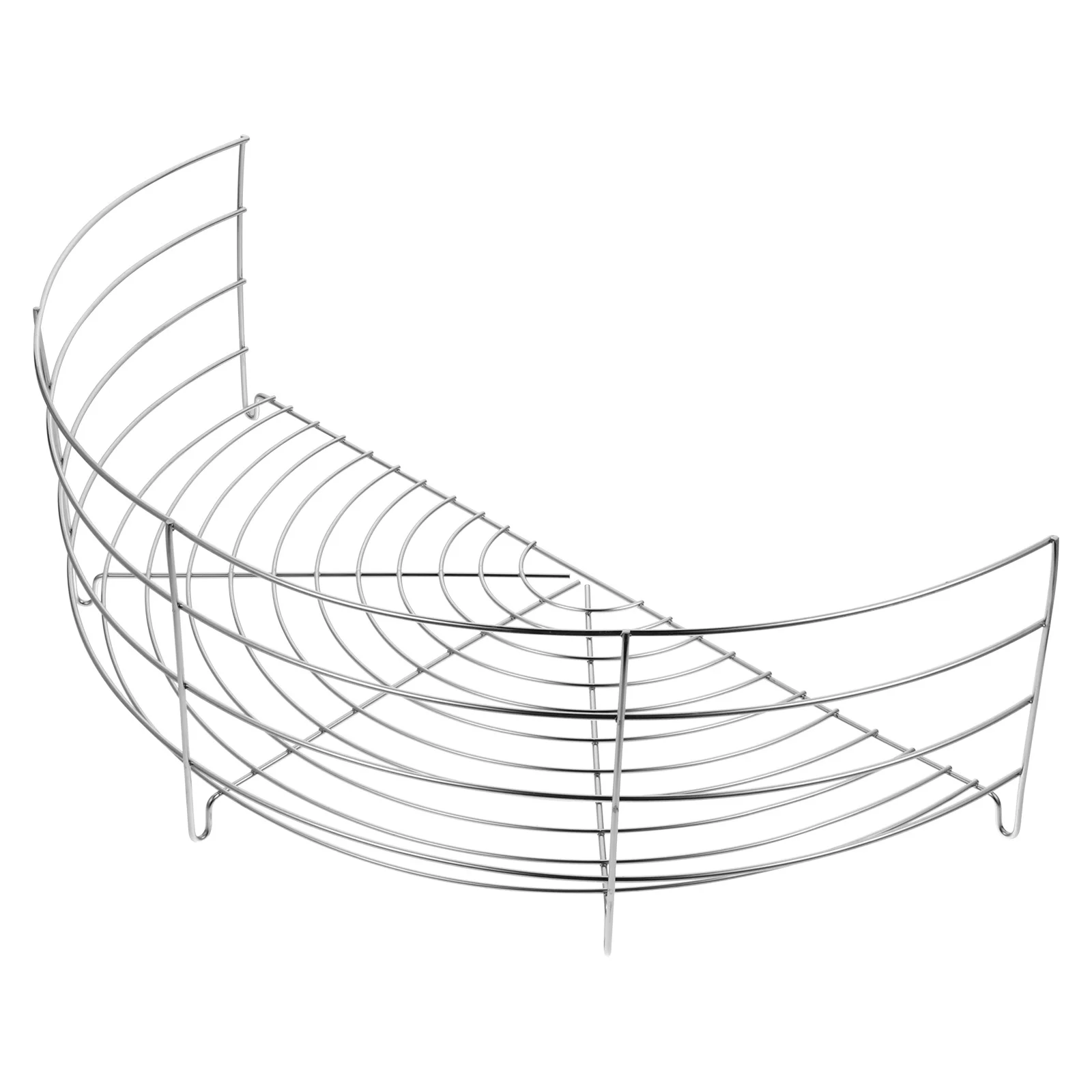 

1Pcs Stainless Steel Semicircular Oil Drip Rack Heat-Resistant Frying Pan Shelf Kitchen Tool Oil Draining Rack for Fried