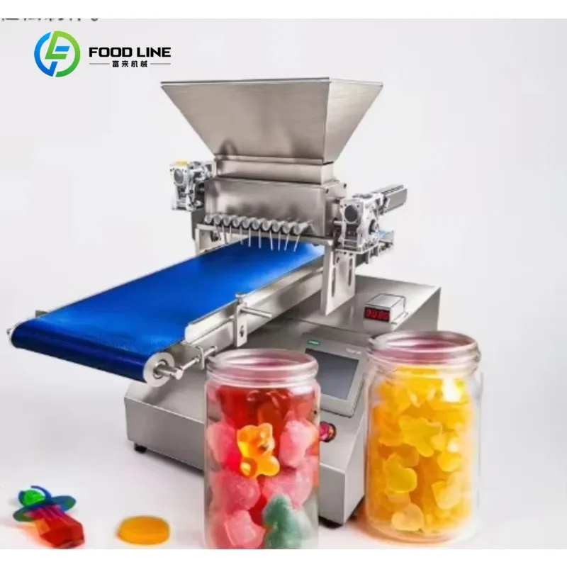 Customized Small Desktop Pouring Candy Machine Chocolate and Fudge Forming Equipment Food Processing Machinery