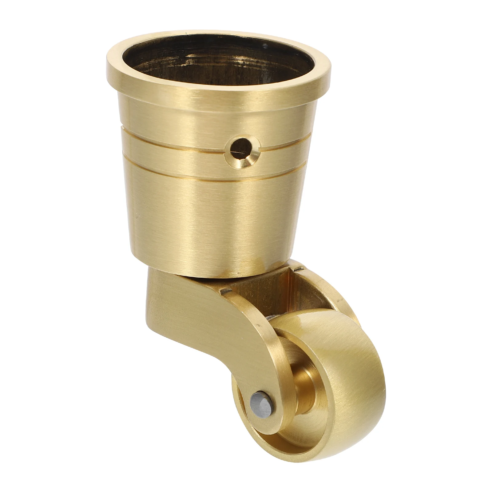 

Big Round Cup Caster Heavy Duty Furniture Wheels Moving Table Chair Copper Load-bearing Silent Brass Hardware