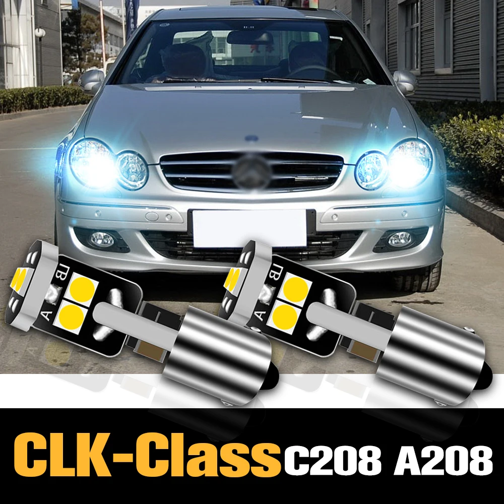 

2pcs Canbus LED Clearance Light Parking Lamp Accessories For Mercedes Benz CLK Class C208 A208 1997 1998 1999 2000 2001 2002