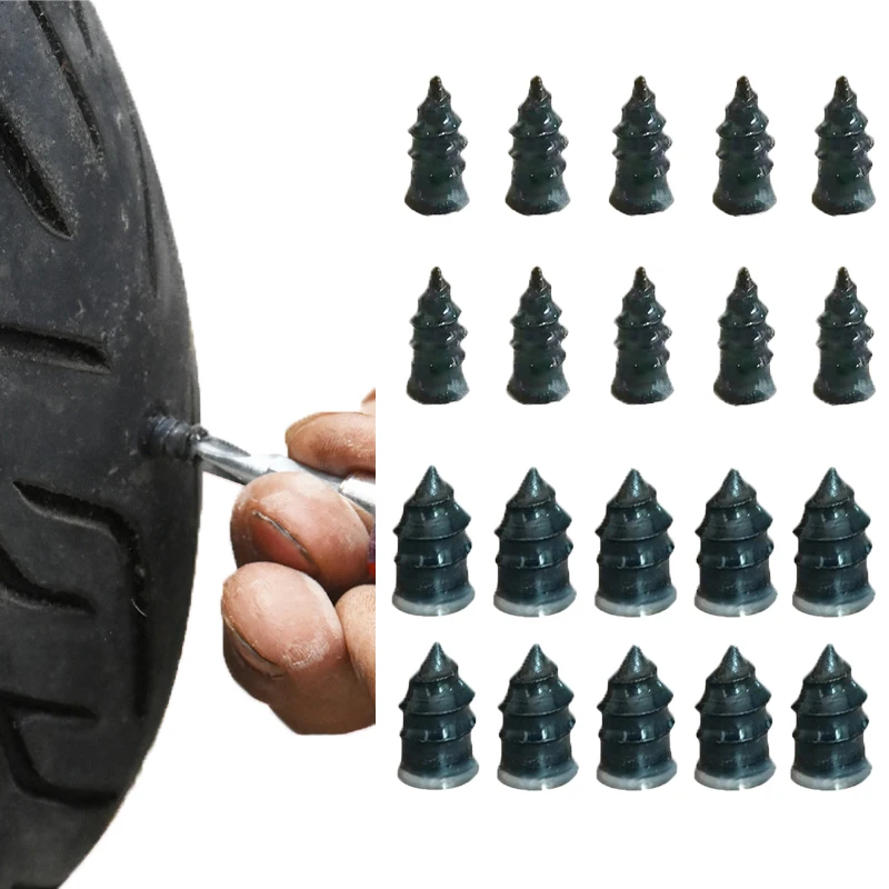 Universal Vacuum Tyre Repair Nail for Car Trucks Motorcycle Scooter Bike Tire Puncture Repair Tubeless Rubber Nails 10/20pcs