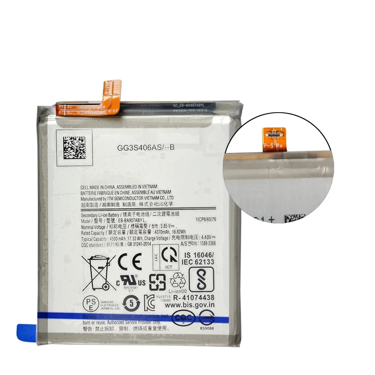 Brand New EB-BA907ABY/ EB-BA907ABYL 4500mAh High Quality Replacement Battery For Samsung Galaxy S10 Lite A71 5G +Tools