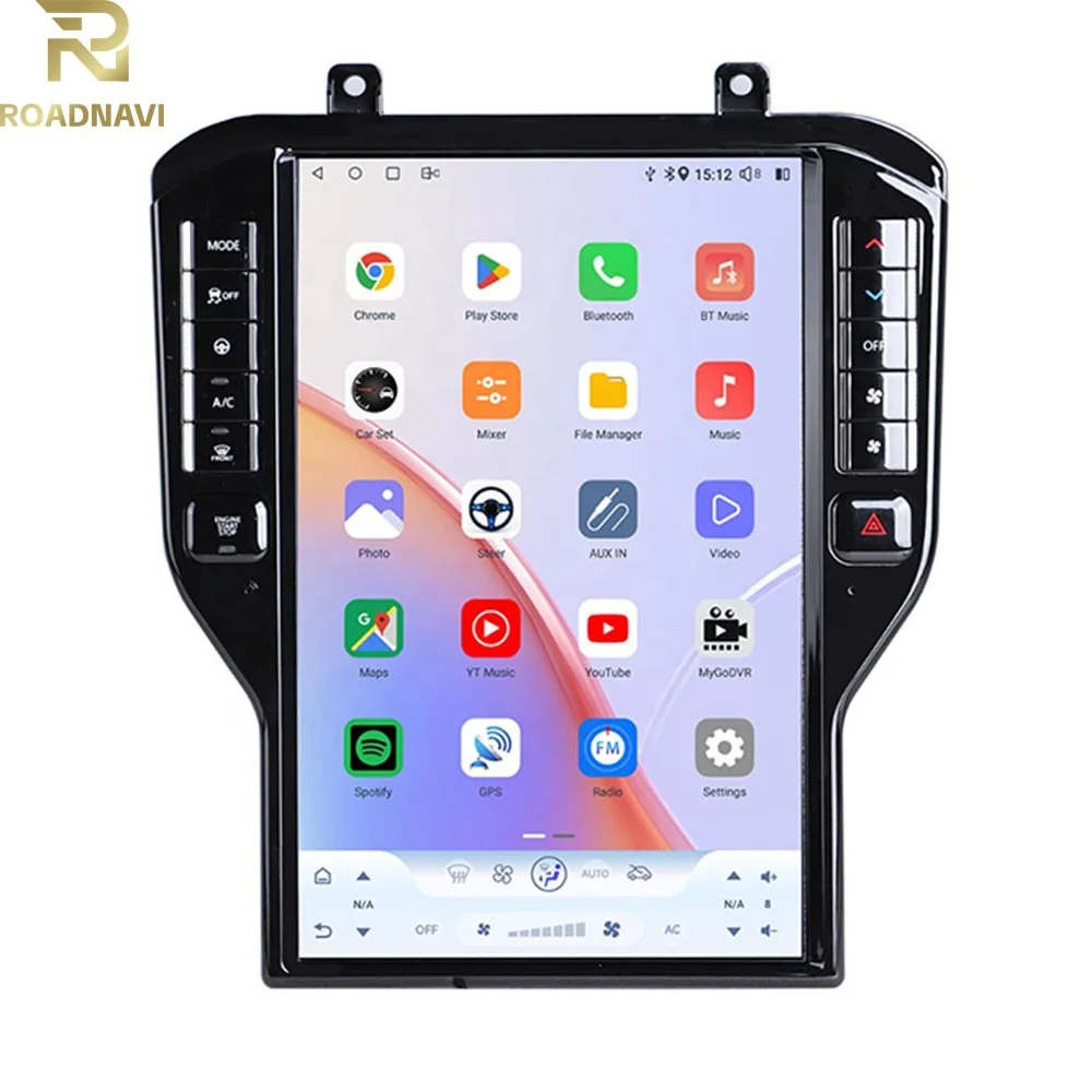 

RoadNavi 14.5'' Qualcomm Android Car Radio for Mustang 2014-2021 Car Multimedia Player Wireless Carplay 4G 360