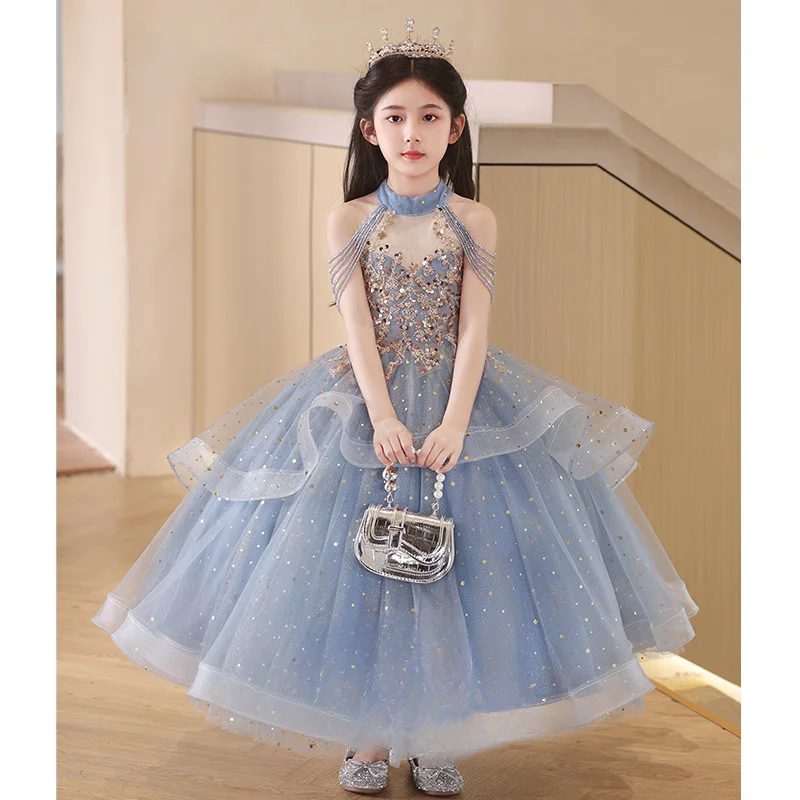 Elegant Dresses for Women Girls Dresses 2 to 8 Years Summer Dress Child Dress Party Children Baby Girl Kid Prom 12