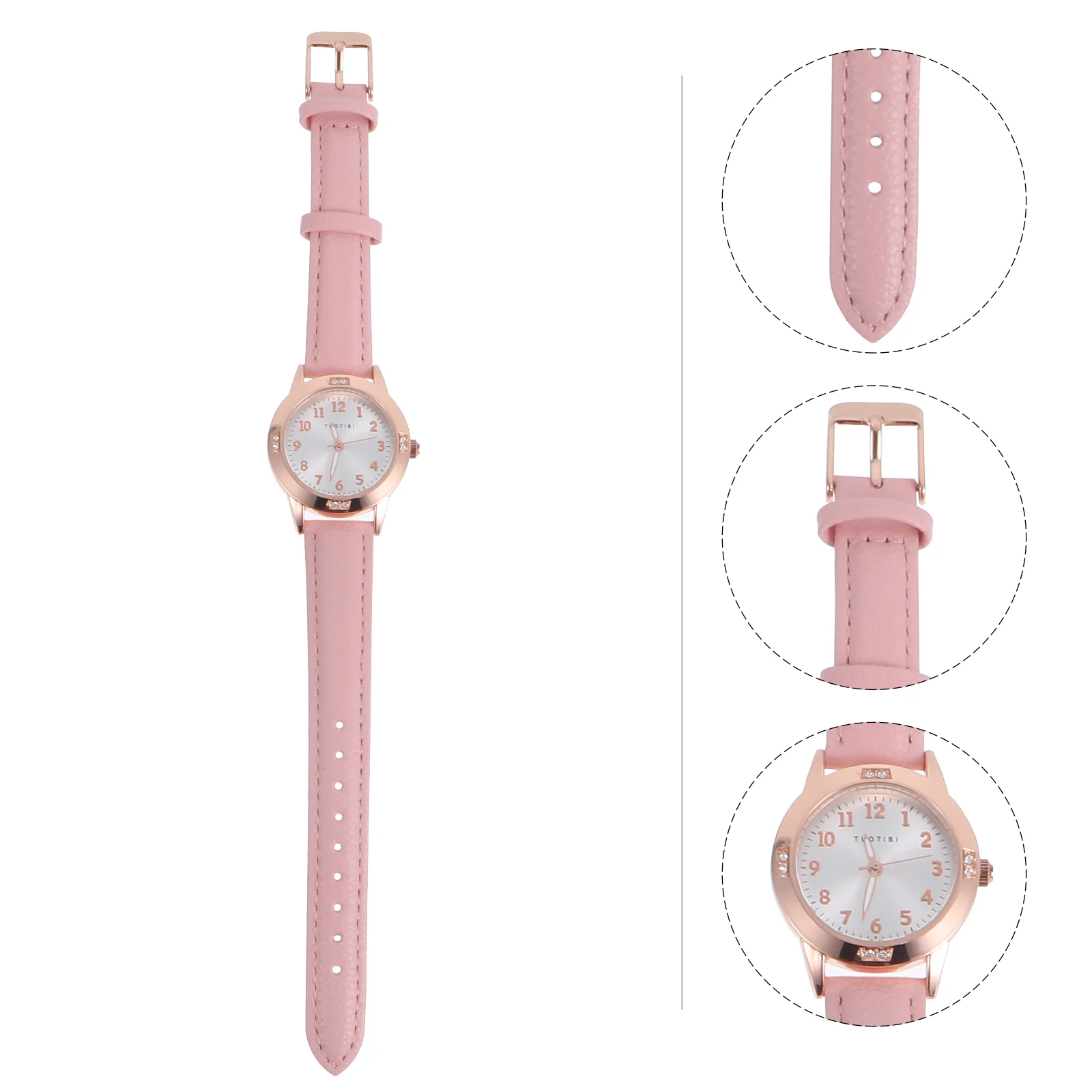 

Fashion Watch Women's Miss Watches Woman for Buckle Material: Stainless Steel Mirror Mineral Strengthened Glass Girl Wrist