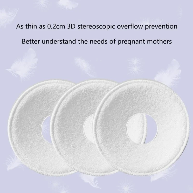 

2xMaternity Breast Pad Silver Nursing Cup Pad Nipple Cover for Breastfeeding Mother Ensuring Comfort & Leak Prevention 24BE