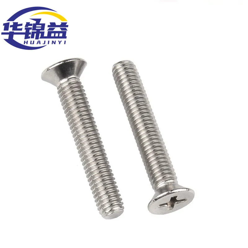 304 Stainless Steel Cross Phillips Flat Countersunk Head Mini Micro Small Screw Bolts M2 M2.5 M3 M4 M5 M6