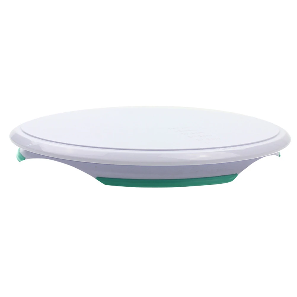 

1 pc 12 Inch Rotating Cake Turntable Non-Slip Revolving Decorating Stand Baking Workbench Tool For Making White