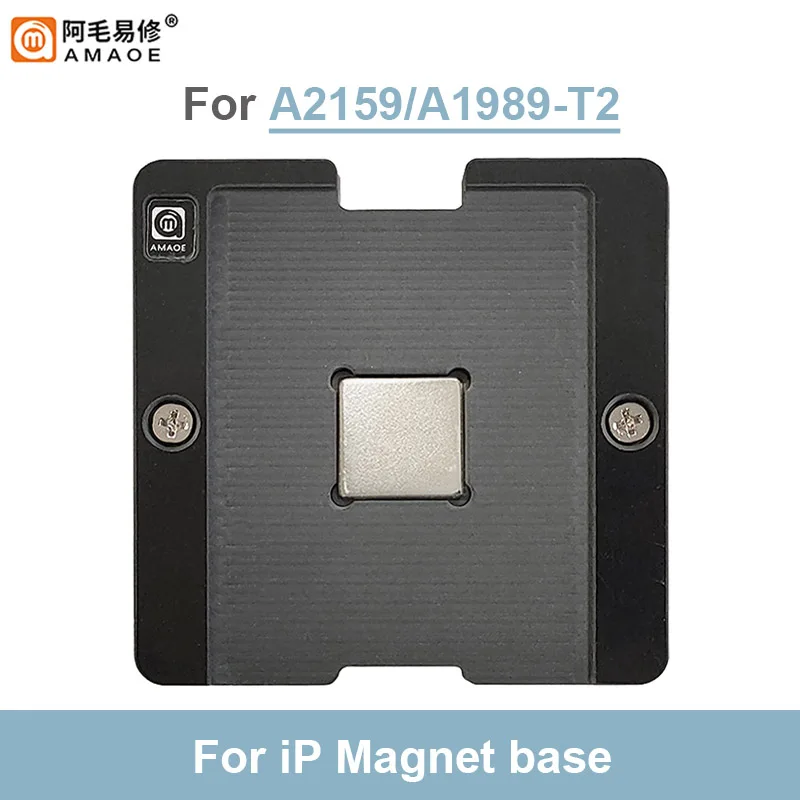 Imagem -05 - Amaoe-bga Reballing Stencil Conjunto para Mac Notebook A1989 A1990 A2159 t2 Posicionamento da Placa Estanho Plantando Kit Plataforma