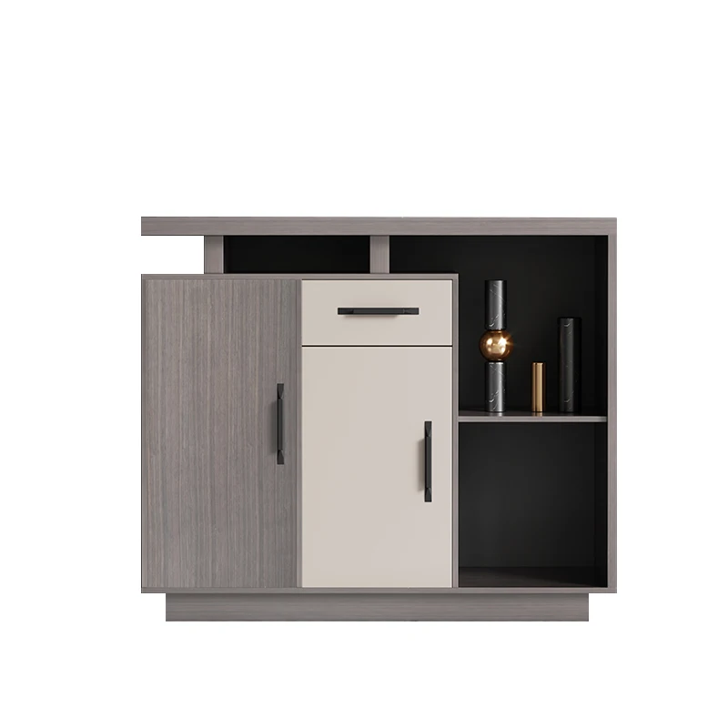 Deskside Tea Office Partition Cabinet Floor  Long Locker Copier Base