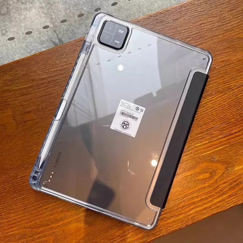 

Ultra Thin HD Clear Anti-bending Acrylic Tablet Case For Xiaomi Redmi Pad SE 11 inch XiaomiPad 6 5 Pro 11inch With Pen Slot