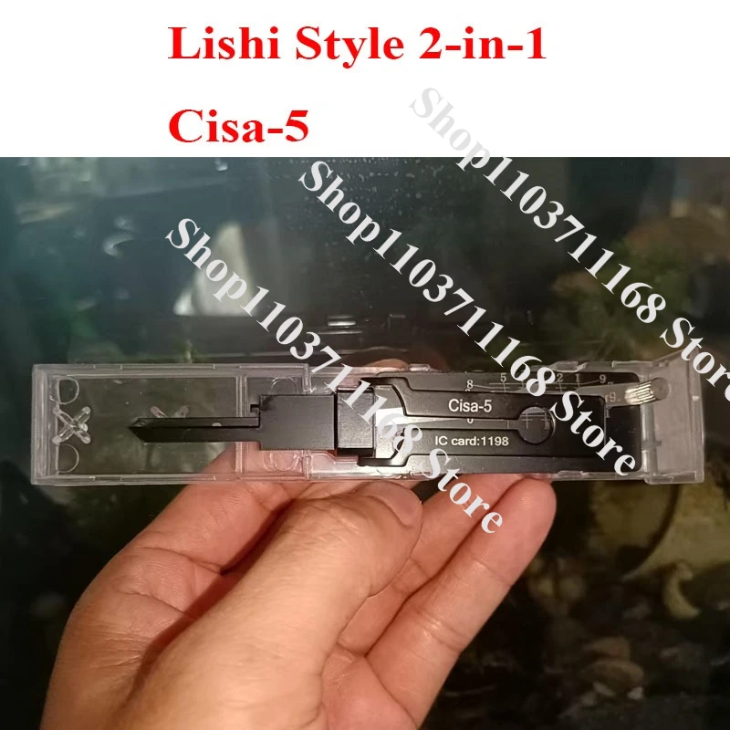 

LISHI 2 In 1 STYLE CISA-5 Safe Civil Lock Open Tool For CISA1198 for CISA 5-Pin Cylinder Locks Locksmith Tools Lock Pick Tools
