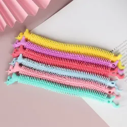 12Pcs Unicorn Stretchy String Bracelet Sensory Fidget Toy Kids Birthday Party Favors Gift Goodie Bag Pinata Filler Anti-Stress