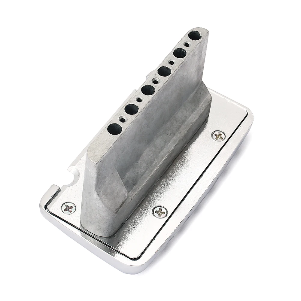 

New Tremolo Bridge For Electric Guitar Replacement Single Tremolo System Ga208 6 String Guitar Bridge Metal Finish High Quality
