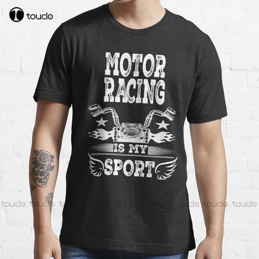 Motor Racing Is My Sport - For Motor Racing Lovers  T-Shirt White Womens Shirt Tee T Shirts Harajuku Streetwear New Popular Tee