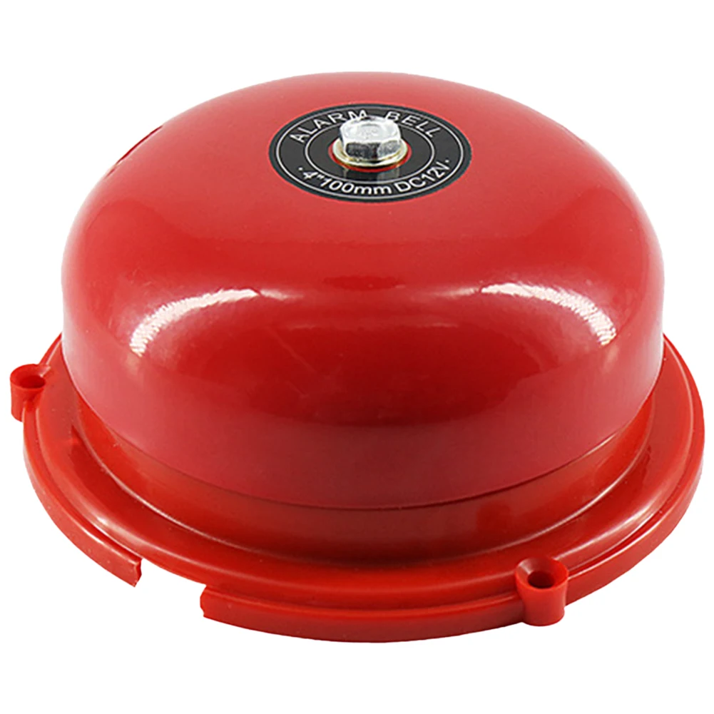 4 Inch Manual Call Point Fire Alarm Resettable Pull Station Metal Fire Control AC 220V Internal Strike Type Electric Bell