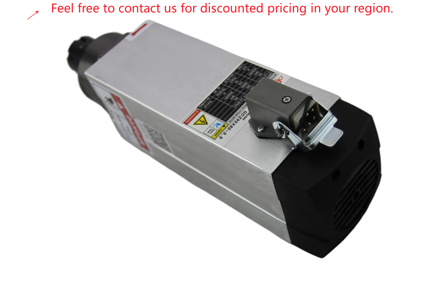 

Hot Sell Square Spindle Motor 3.5kw Er25 High Rpm Air Cooled For Cnc Engraving Machine