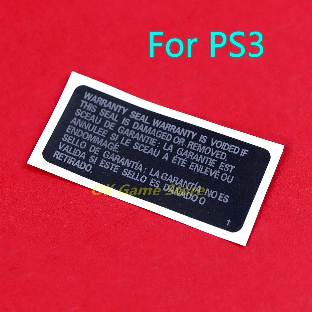 300pcs Security Seal Sticker For PlayStation PS3 Host Housing Shell Warranty Seals Label