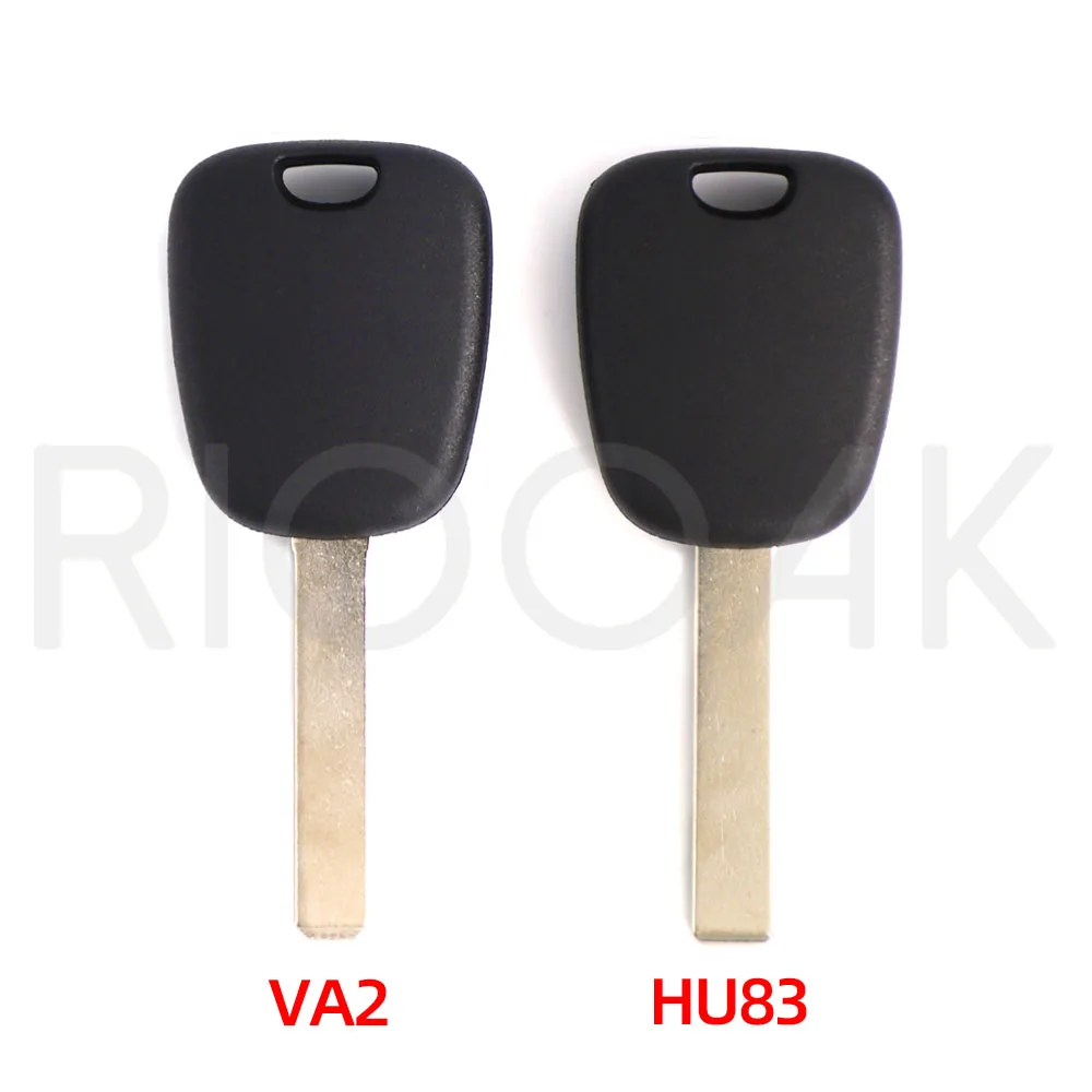 10pcs Transponder Car Key Shell For Peugeot 106 107 307 207 306 406 For Citroen C2 C3 C4  VA2 HU83 Fob Case