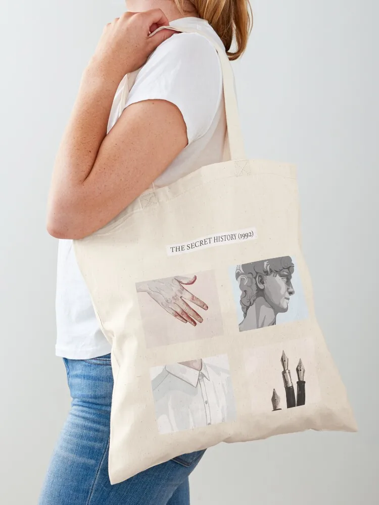 the secret history book poster Tote Bag cloth bag woman bags woman 2025 tote bag custom