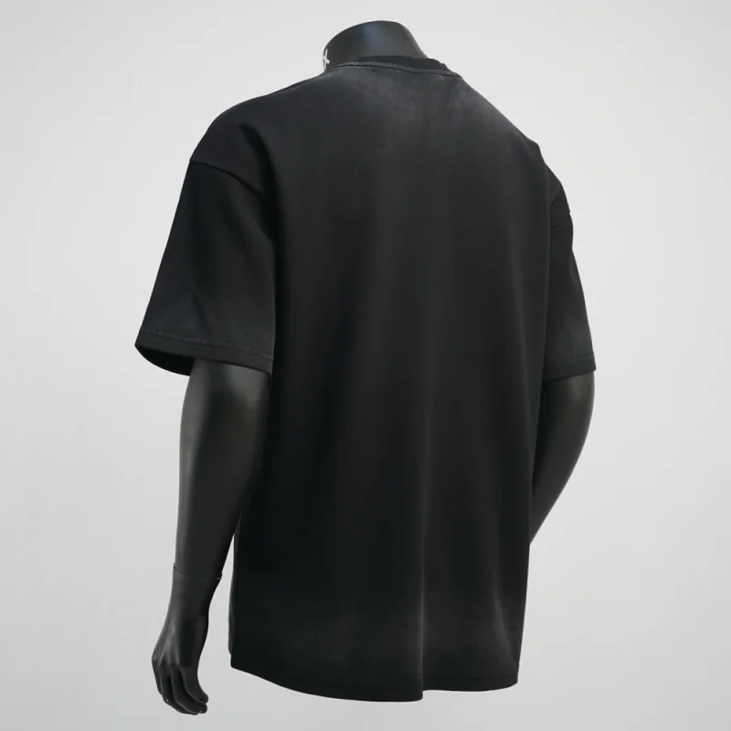 تي شيرت Chuangyi مطبوع بأكمام قصيرة للرجال 2025 صيفي نمط جديد عصري فضفاض ومتعدد الاستخدامات ومريح برقبة دائرية