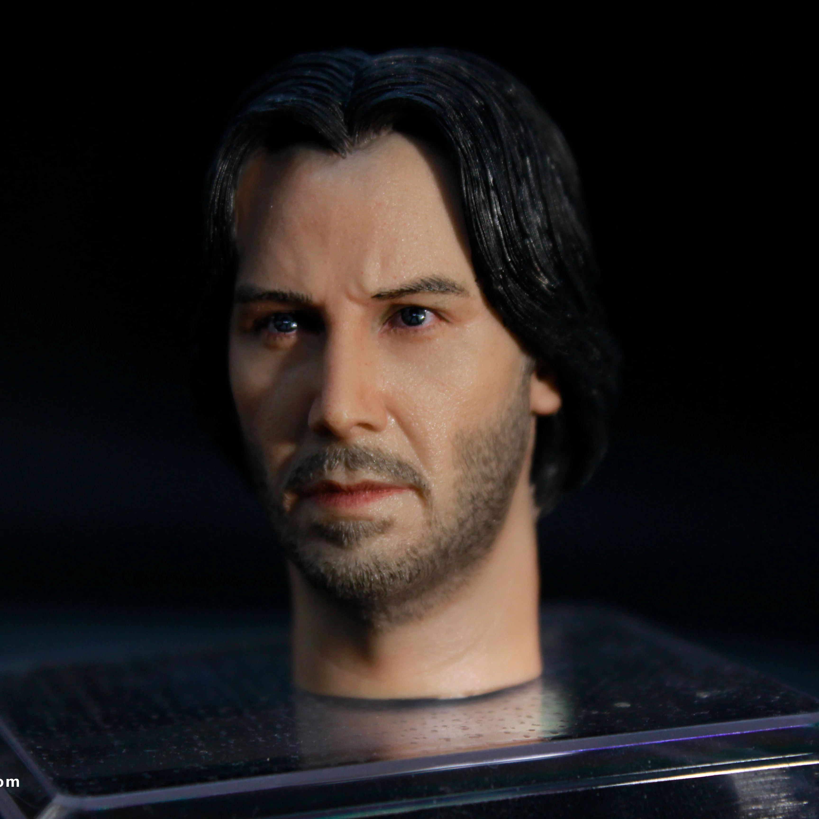 

1:6 Scale Whiskers Keanu Reeves Killer Agent Head Carved Sculpt Model Toys Fit For 12'' Male Hot Toys Action Figure Body NOHC004