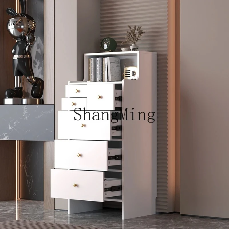 

FG home high value light luxury modern simple six-bucket storage locker bedroom multi-functional side cabinet