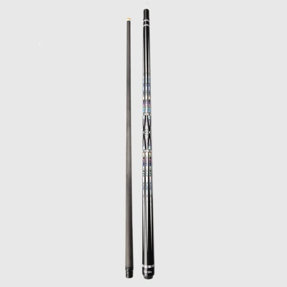 Jianying Professional Carbon Fiber Pool Cue Stick - 58 Inch, 11.8/12.5mm Tip, Radial Pin Joint for Billiards