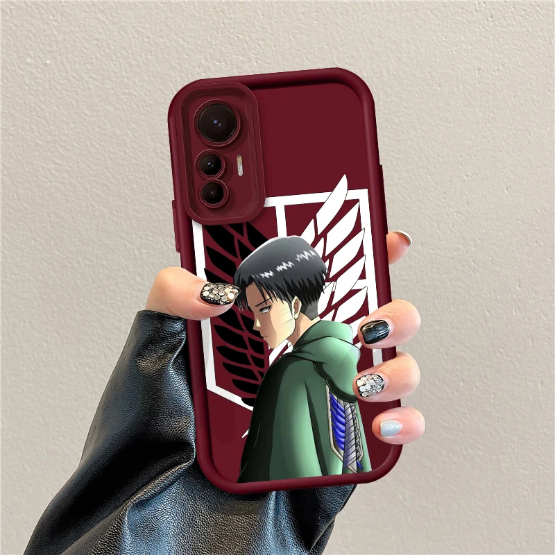 Anime A-Attack On T-Titan Eye Ladder For Xiaomi MI 14 12T 11 Lite Poco M3 X5 X4 F5 F4 F3 F2 GT Pro 5G TPU Phone Case