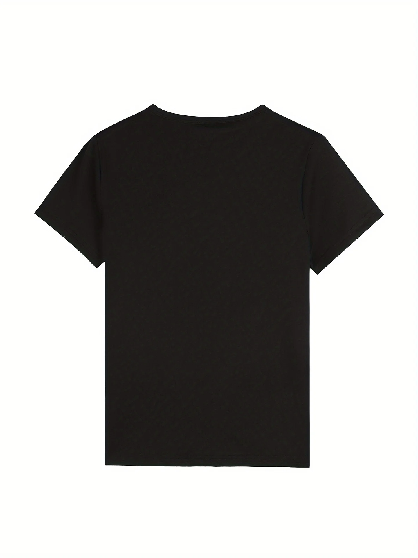 ครู Letter พิมพ์เสื้อยืดแขนสั้นลูกเรือคอเสื้อลําลองสําหรับฤดูร้อนฤดูใบไม้ผลิเสื้อผ้าผู้หญิงคลาสสิกออกแบบแนวโน้มลําลอง