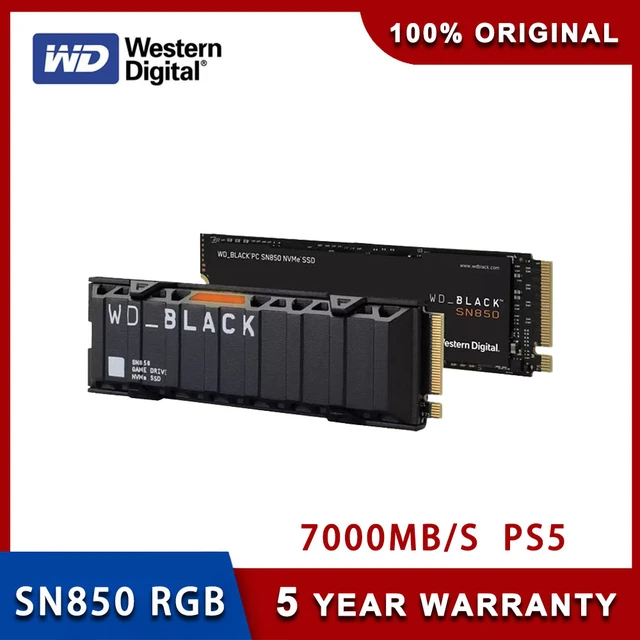 Western Digital WD Black SN850 RGB 500G Built-in solid state drive M2 2280  PCIe4.0 gaming NVMe 1T SSD Gen4 compatible For PS5 2T - AliExpress