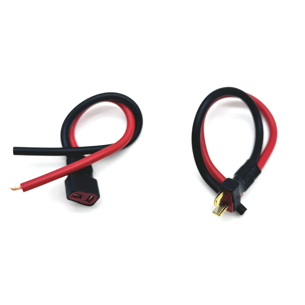 T plug plug Male Female Connector housing silicone wire for Helicopter Drone Li Lithium Ion Battery T-Shaped