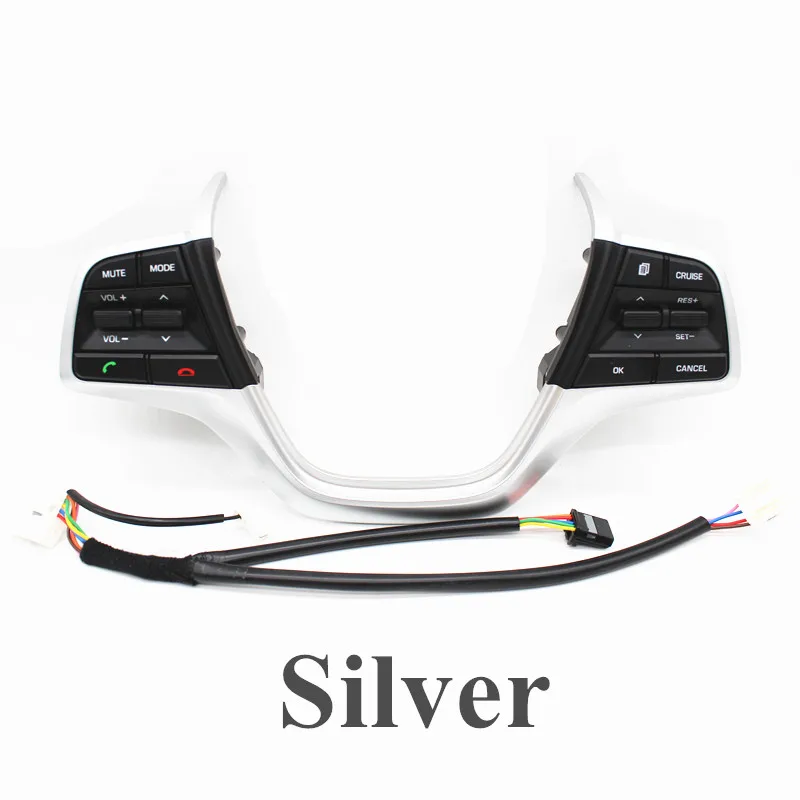 For Hyundai Tucson 2015-2019 Steering Wheel Cruise Control Buttons Remote Volume Button Switches Car Accessories 96710D3500