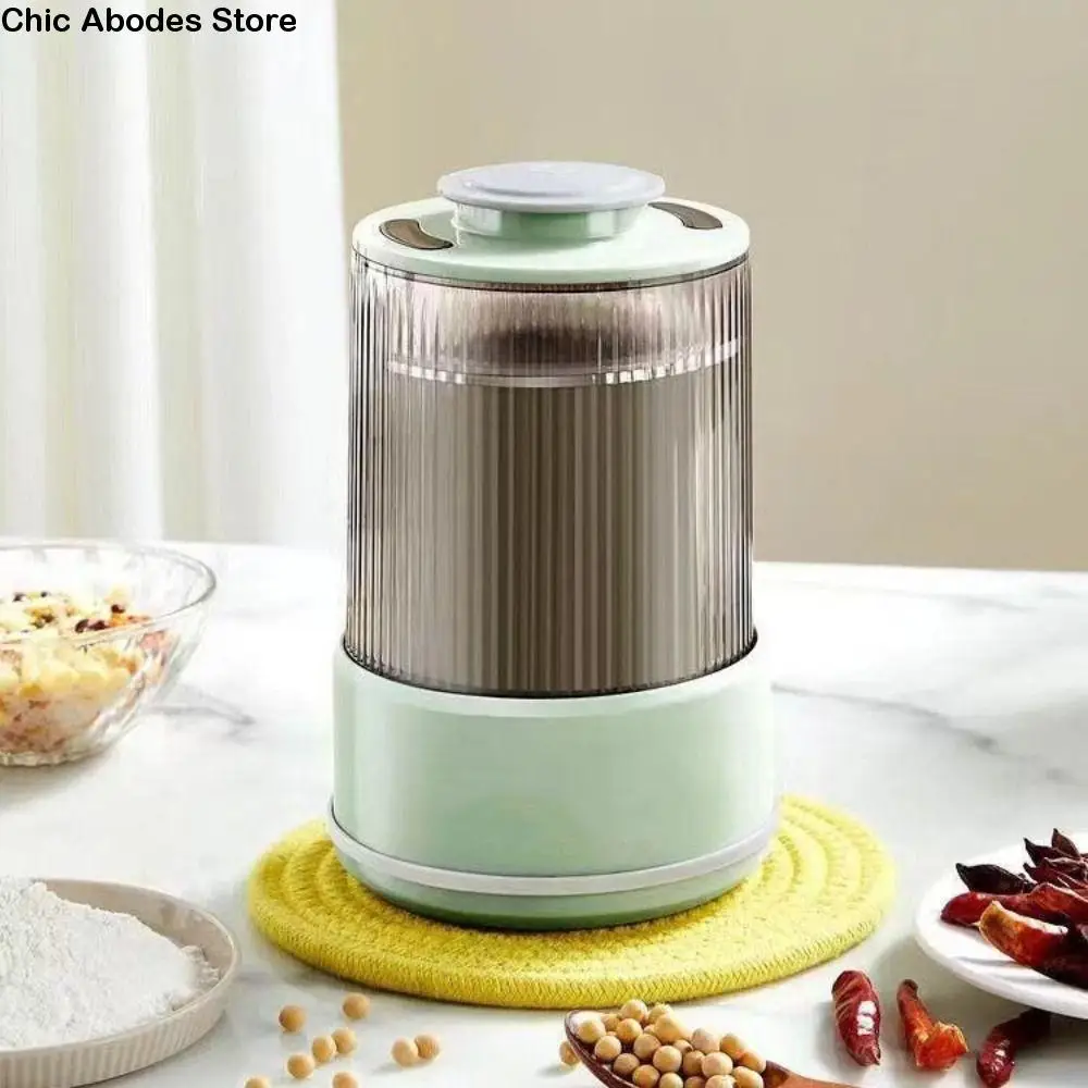 

Stainless Steel Electric Grinder Efficient Labor-saving Electric Coffee Bean Grinder Handheld Grain Dry Grinder for Home