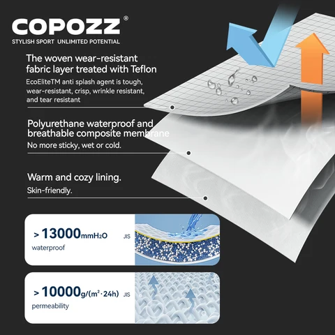 COPOZZ 2025  Лыжный комбинезон из полиэстера